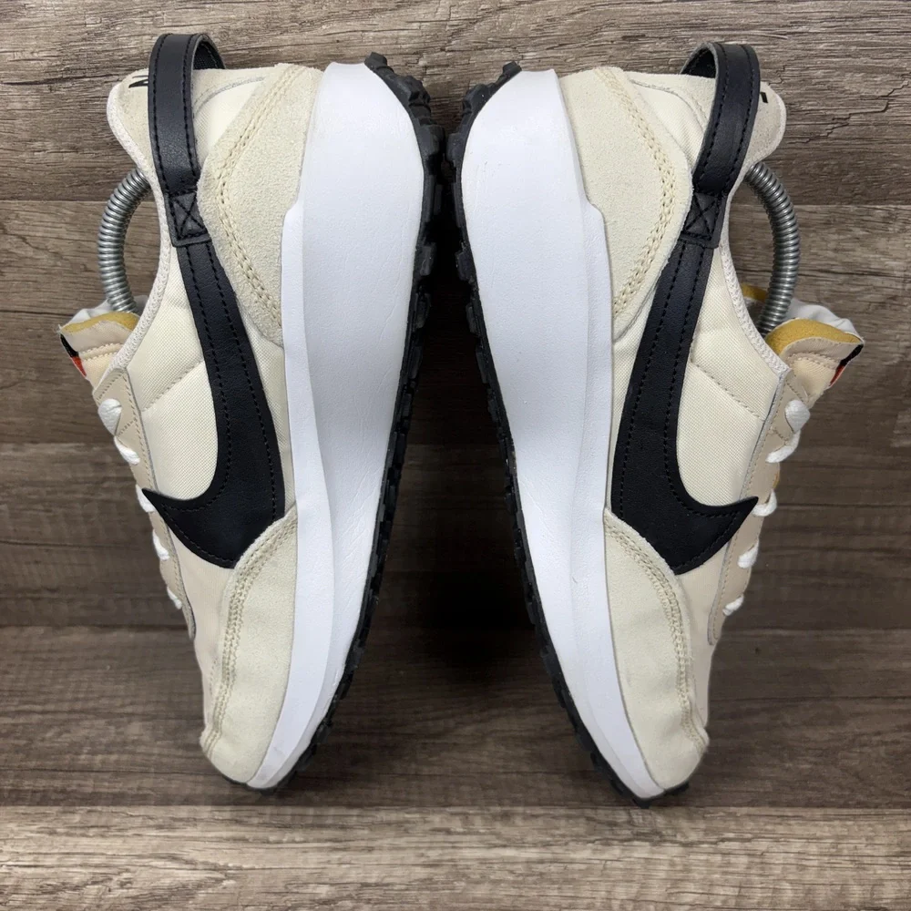 Nike Waffle Debut Tan Black Womens US Size 7.5 EUR 38.5 DH9523-102 Running Shoes - Picture 5 of 9